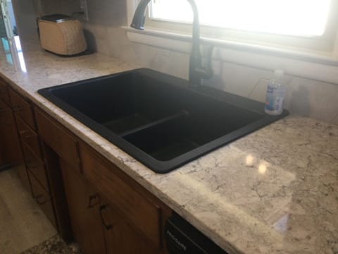 New granite sink