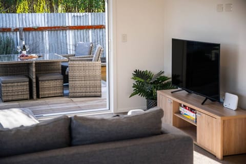 Lounge and outside area