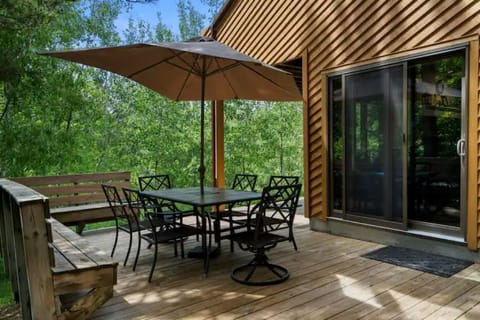 Enjoy quiet afternoons on the private wrap around deck.