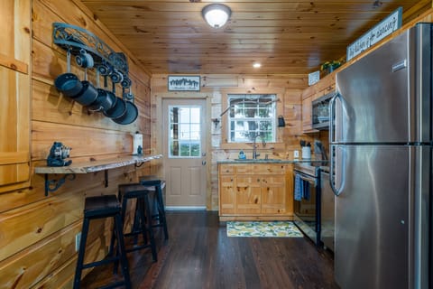 All of the cookware you need to have a dinner in or some yummy breakfast.