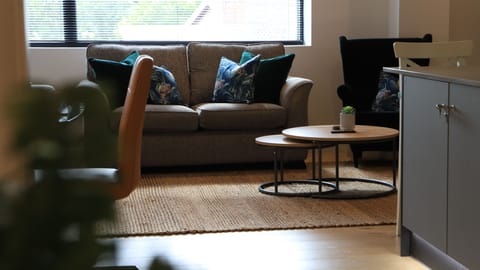 Open plan dining/lounge/kitchen