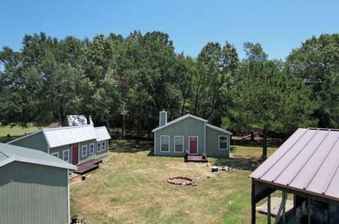 Main fire pit...one of three firepits on the property 
