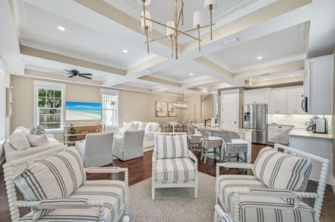 Sea-Rest - Seacrest - First Floor - Open Concept Living, Dining and Kitchen Area