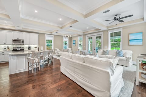 Sea-Rest - Seacrest - First Floor - Open Concept Living, Dining and Kitchen Area