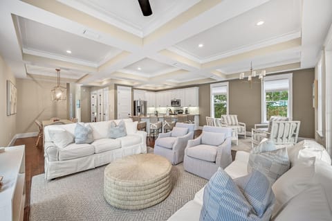 Sea-Rest - Seacrest - First Floor - Open Concept Living, Dining and Kitchen Area