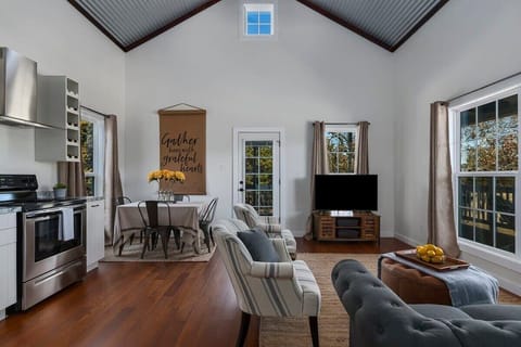 Kitchen and living room space