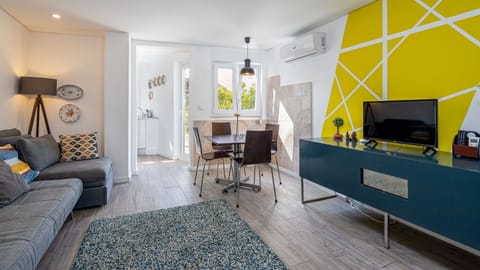 A beautifully decorated living room with a comfortable sofa #comfy #relax #portugal #pt #lisbon