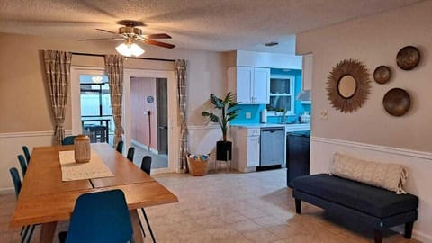 Dining Area with Sliders to Pool