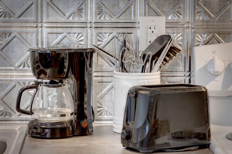 coffee maker, toaster