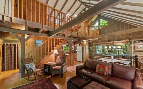 Main area looking up to loft