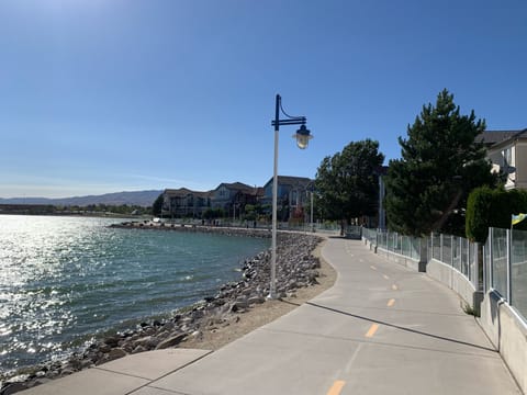 Walking path around the Marina
