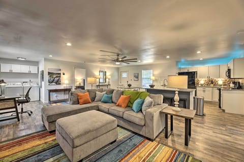 Living Room | Free WiFi (350 Mbps) | Central Heating & A/C | WFH Desk