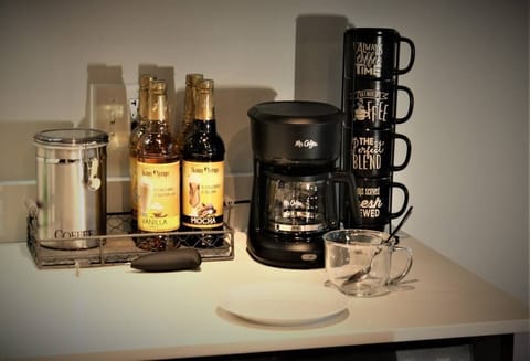 Enjoy morning flavored coffee.  