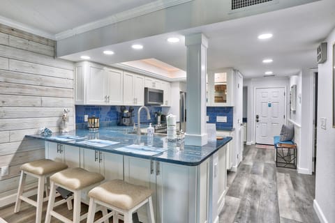 Kitchen with Extra Barstool Seating