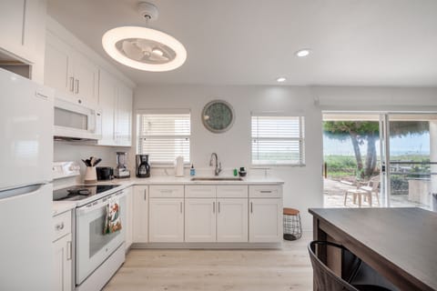 You can see the beach from all windows