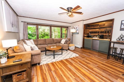 Enjoy the kitchenette downstairs