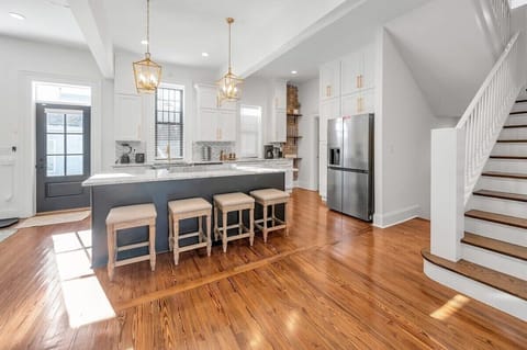 Cook in style in our brand-new kitchen, fully equipped with modern appliances and sleek finishes.