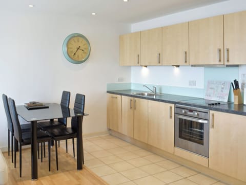 Fully appointed kitchen with dining area | Gunwharf Quays Apartments - The Two Bedroom Balcony View &rsquo;B&rsquo; - Gunwharf Quays Apartments , Gunwharf Quays, near Portsmouth