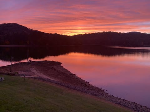 Vibrant sunsets from the porch