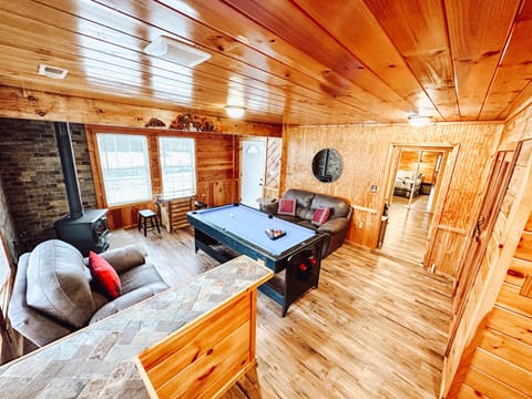View of the Game Room leading into the Second bedroom 