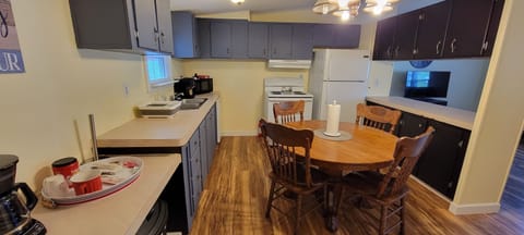 Kitchen and dining area