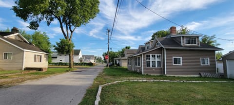 lake is a short walk - 6 houses up the street and to the included boat dock