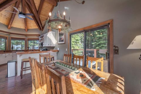 Open Dining and Kitchen area