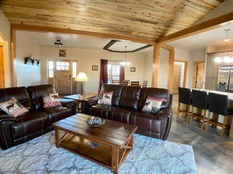 Open floor plan with plenty of natural light.