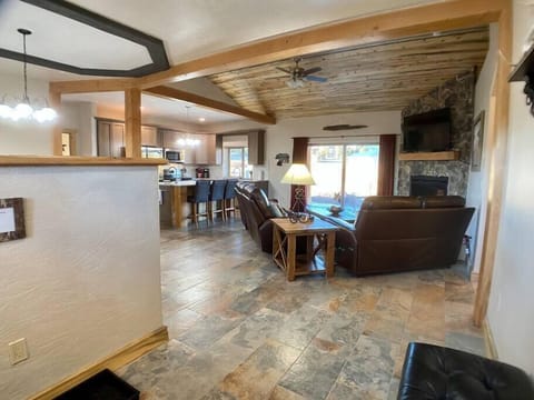 View as you walk in the front door.