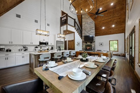 Sarah April 2023. "Beautiful home! Cozy and inviting. Very well done. High quality finishes and beautifully designed. The kitchen was wonderful with all of the supplies, appliances, and utensils to cook more than just basic meals."