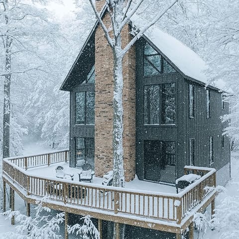 This photo was AI enhanced for seasonal effects.