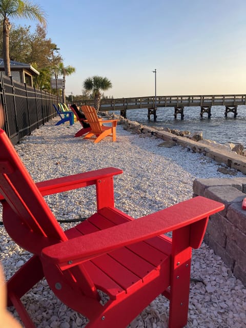 Beach overlooking the pier