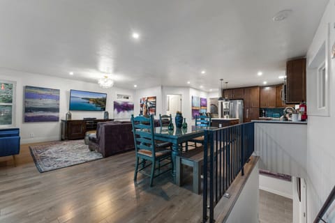 Upstairs living area