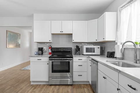 Fully stocked kitchen