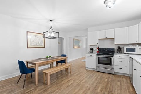 Kitchen and dining area