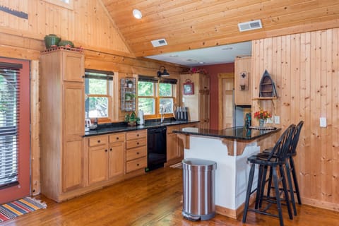 Kitchen with plenty of counter space to prepare meals 