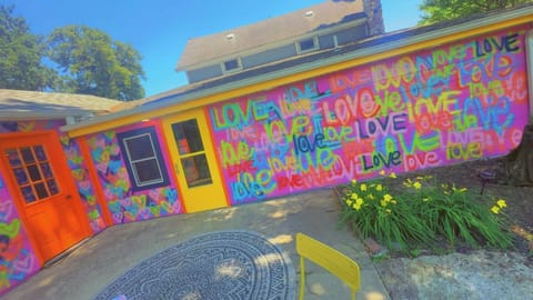 We added a little LOVE to the back wall!