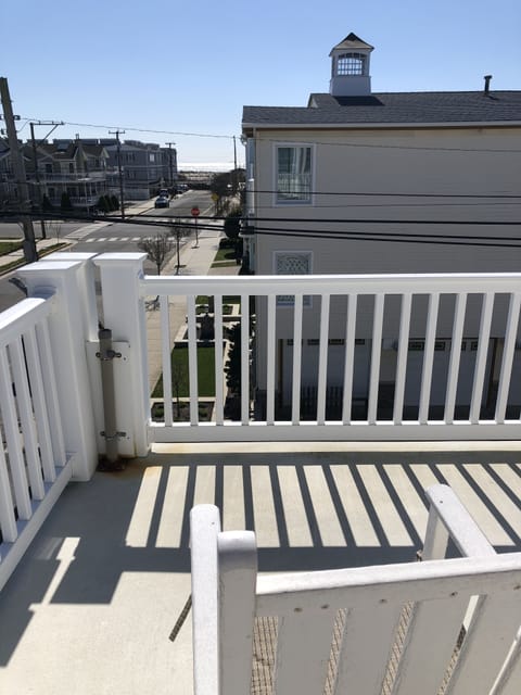 Boardwalk and ocean view from porch