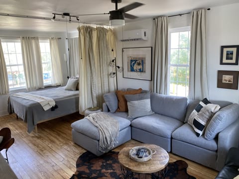 Living room and double bed