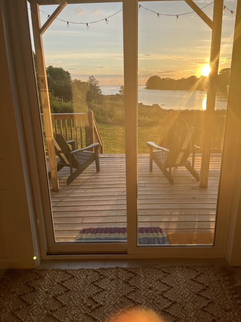 5am…. Sit out and watch the sun rise. No filter 