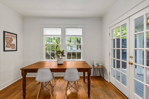 Dinning Room with back yard access