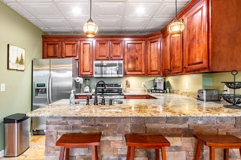 Another fully equipped kitchen downstairs