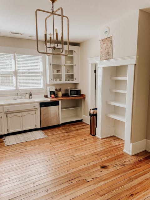 Kitchen and entrance to dining room