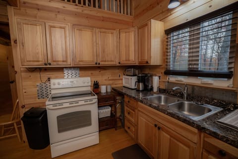 Fully-equipped kitchen.