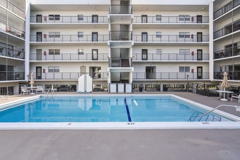 Condo offers nice size pool
