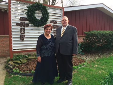 My husband Jeff and I