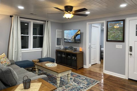 TV cabinet has games, cards and kids toys to enjoy the precious family time