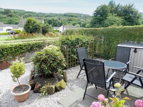Patio to the front with furniture | Sunnyside Cottage, Lamlash, Isle of Arran