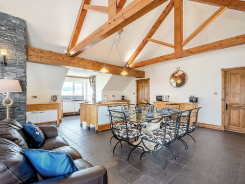 Open plan living space | Seaviews and Hot Tub at Admirals Anchor, Portpatrick
