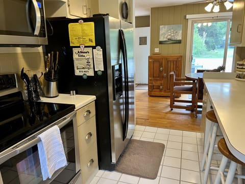 Fully stocked kitchen to prepare the stay-at-home meal.